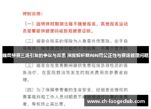 魏震禁赛三场引发的争议与反思 深度解析裁判判罚公正性与赛场管理问题